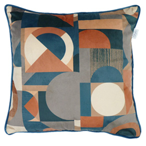 Geometrica, Harissa - (45cm x 45cm) Cushion